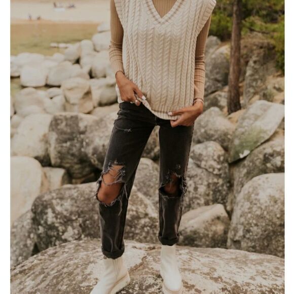 Free People Denim - NWT FREE PEOPLE high rise lasso jeans